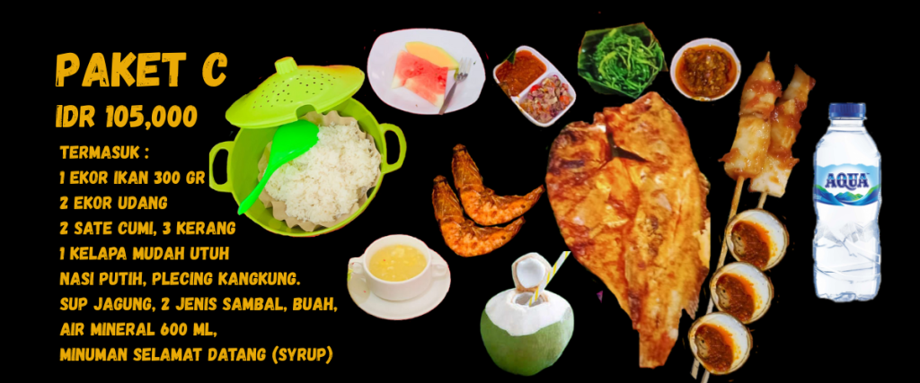 harga makan malam di jimbaran