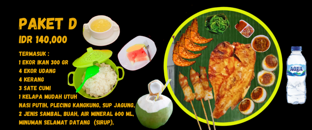 harga makan malam di jimbaran