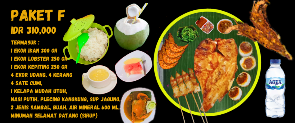 harga makan malam di jimbaran